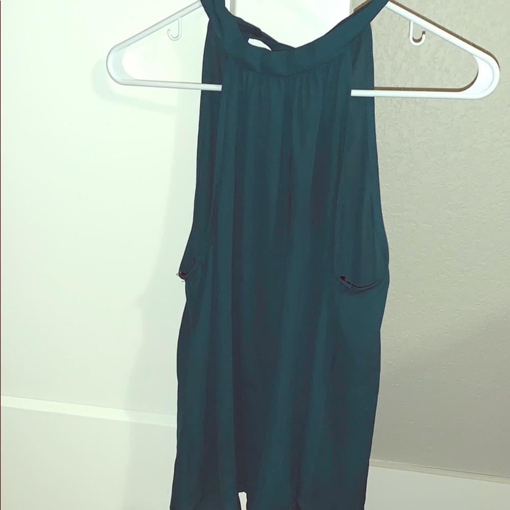 Green Halter Top